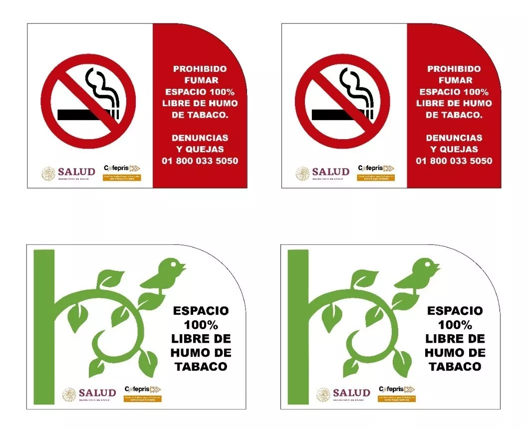 Señal prohibido Fumar - rsprint