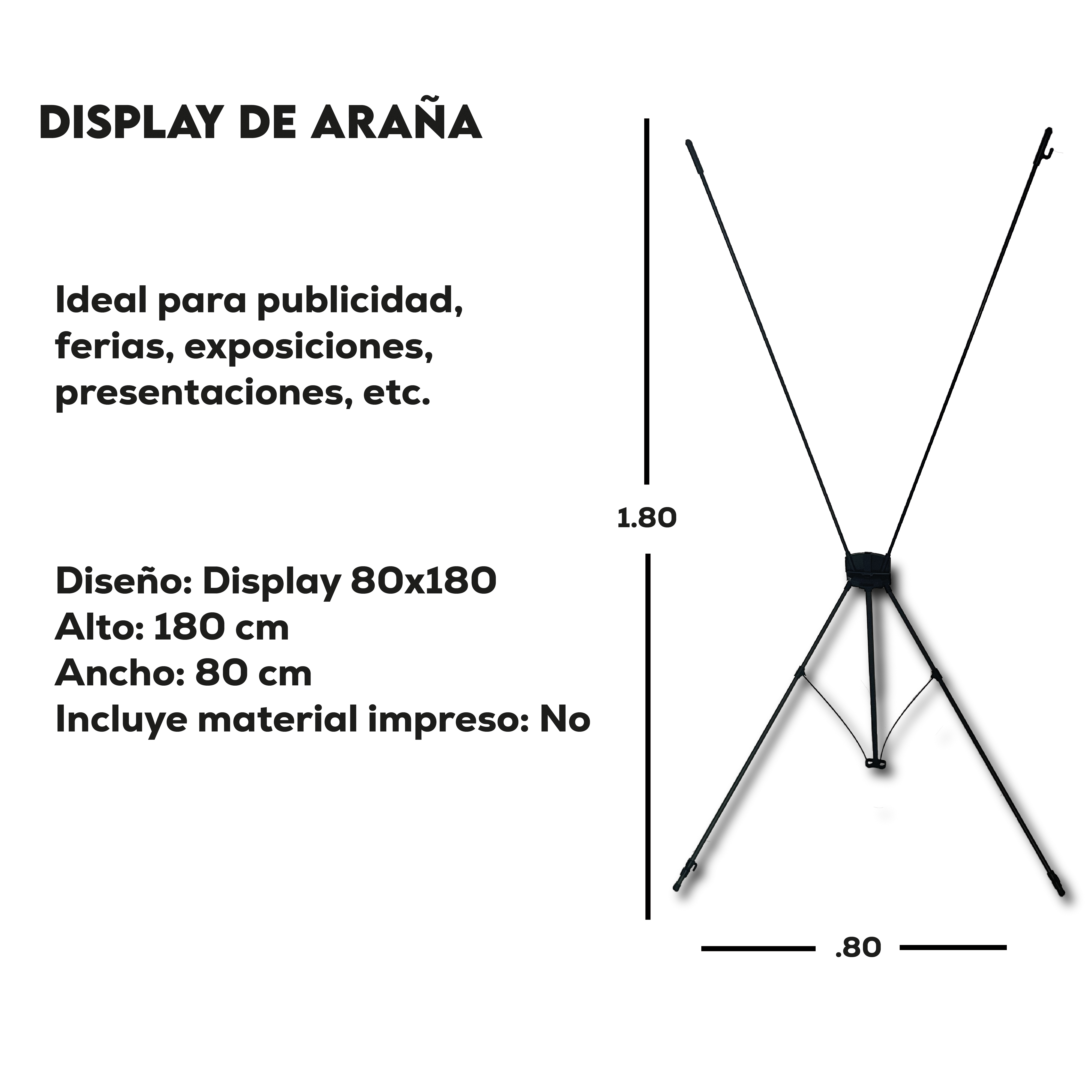 Display Publicitario estructura (60x160)
