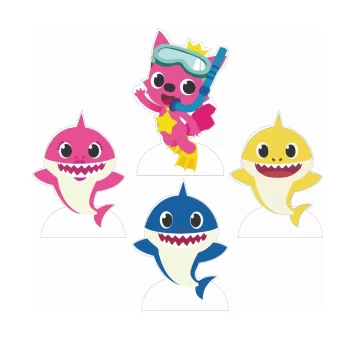 Baby Shark, Kit de Siluetas Decorativas