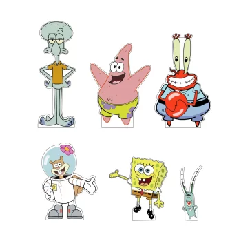 Bob Esponja, Kit de Siluetas Decorativas