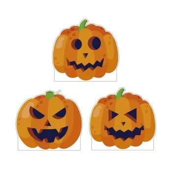 Calabazas Halloween, Kit de Siluetas Decorativas