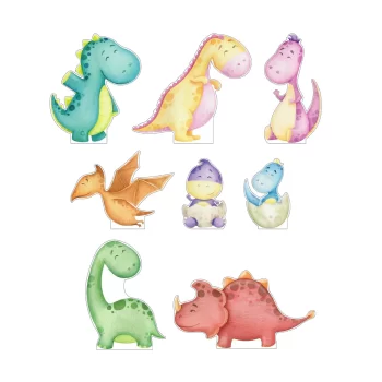 Dinosaurios Baby, Kit de Siluetas Decorativas