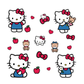 Hello Kitty, Stickers Vinil Decorativo Infantil