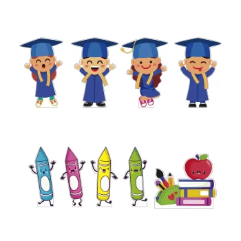 Graduación 2, Kit de Siluetas Decorativas