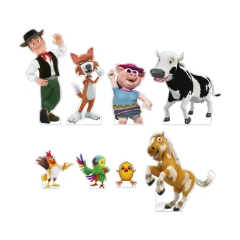 La Granja de Zenón, Kit de Siluetas Decorativas
