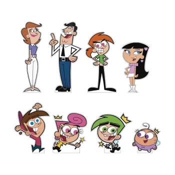 Los Padrinos Mágicos, Kit de Siluetas Decorativas