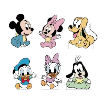 Mickey Mouse Baby, Kit de Siluetas Decorativas
