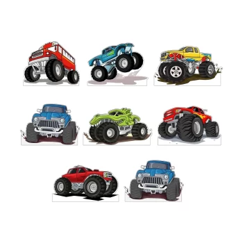 Monster Truck, Kit de Siluetas Decorativas