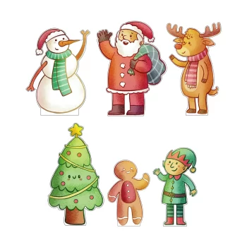 Navidad, Kit de Siluetas Decorativas