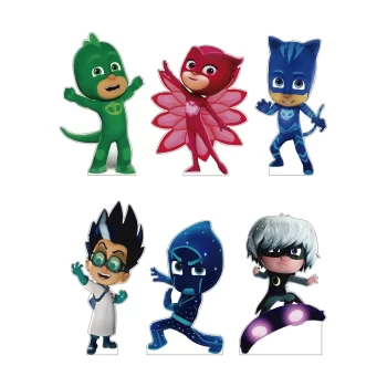 Pj Mask, Kit de Siluetas Decorativas