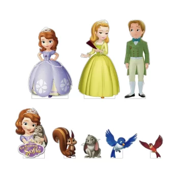 Princesita Sofía, Kit de Siluetas Decorativas