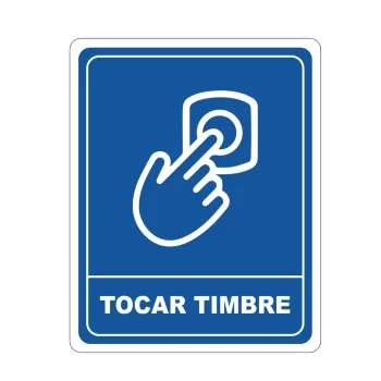 Tocar Timbre, Señalamiento Letrero