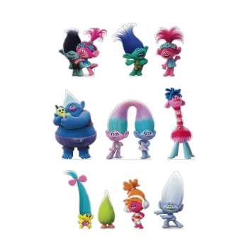 Trolls, Kit de Siluetas Decorativas