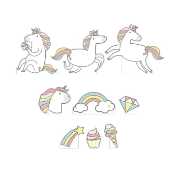 Unicornio, Kit de Siluetas Decorativas