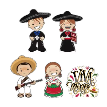 Viva México, Kit de Siluetas Decorativas