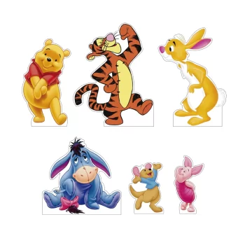 Winnie Pooh, Kit de Siluetas Decorativas